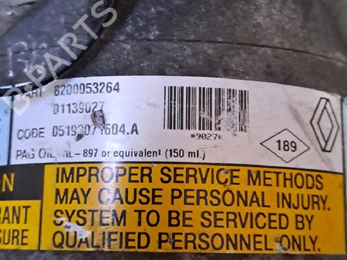AC compressor RENAULT GRAND SCÉNIC II (JM0/1_) 1.9 dCi (JM15) | BP22629825M34 