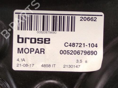 Front left window mechanism FIAT 500X (334_) 1.6 D Multijet (334AXA1B, 334AXA11) | BP29948911C22 