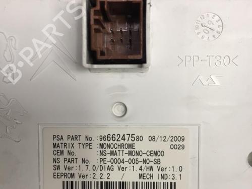 Instrument cluster PEUGEOT 3008 I MPV (0U_) 1.6 HDi | BP30069256C47 