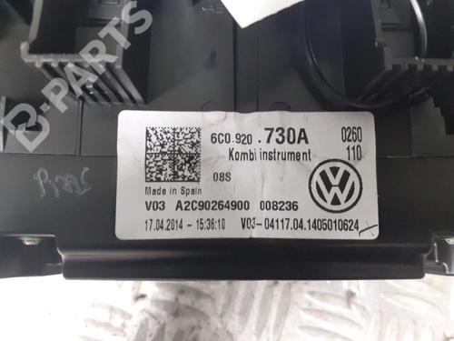 Instrument cluster VW POLO V (6R1, 6C1) 1.2 TSI 16V | BP11405102C47 