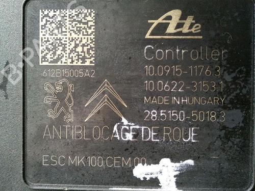 ABS pump PEUGEOT 208 I (CA_, CC_) 1.4 HDi | BP30074136M43 