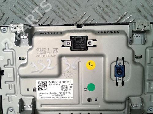 Display monitor VW GOLF VII (5G1, BQ1, BE1, BE2) 1.5 TSI | BP29952663C48