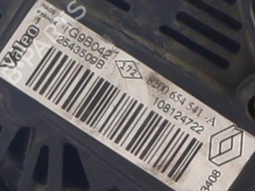 Alternator RENAULT TWINGO II (CN0_) 1.2 16V (CN04, CN0B) | BP31884728M7