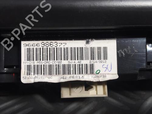 Instrument cluster CITROËN C3 Picasso (SH_) 1.6 HDI 90 | BP30070281C47