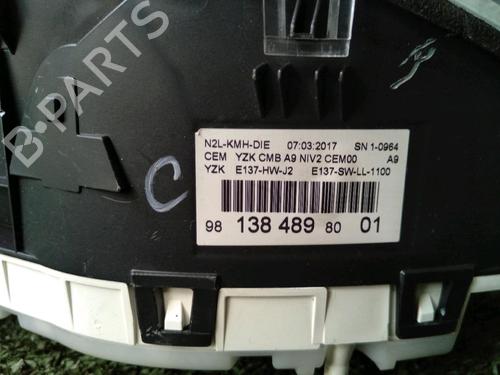 Instrument cluster PEUGEOT 208 I (CA_, CC_) 1.6 HDi / BlueHDi 75 | BP17992247C47 