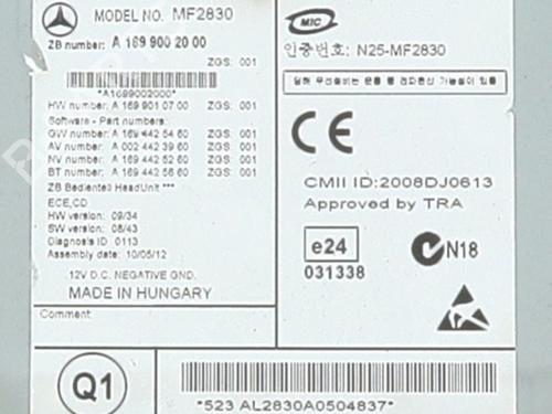 Used Radio Radio 36167790 36167790