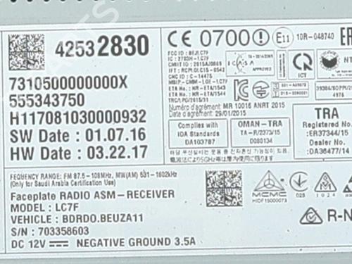 Radio OPEL CORSA E (X15) 1.4 (08, 68) | BP35942698E6 - Image 4