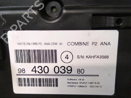 Instrument cluster PEUGEOT 208 II (UB_, UP_, UW_, UJ_) 1.2 PureTech 75 | BP29951603C47 