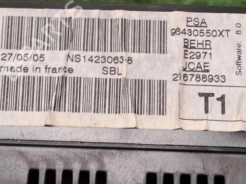 Climate control PEUGEOT 206 Hatchback (2A/C) 1.4 i | BP29947807I5