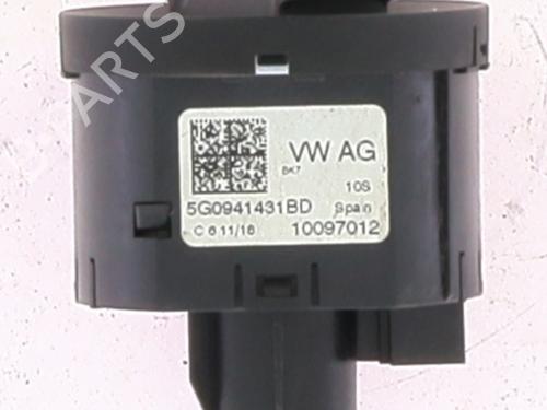 Used Headlight switch Headlight switch VW GOLF VII (5G1, BQ1, BE1, BE2) 1.0 TSI (110 hp) 30708740 30708740