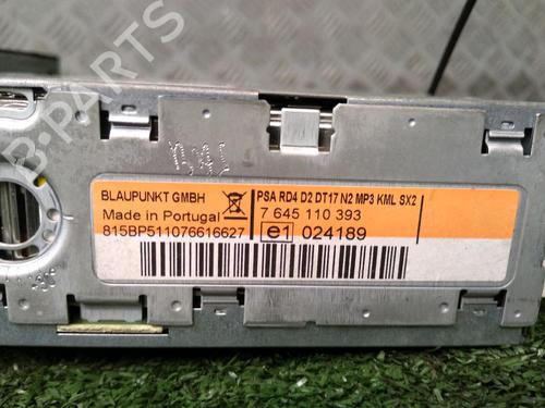 Radio PEUGEOT 407 SW (6E_, 6D_) 2.0 HDi 135 | BP17211453E6 