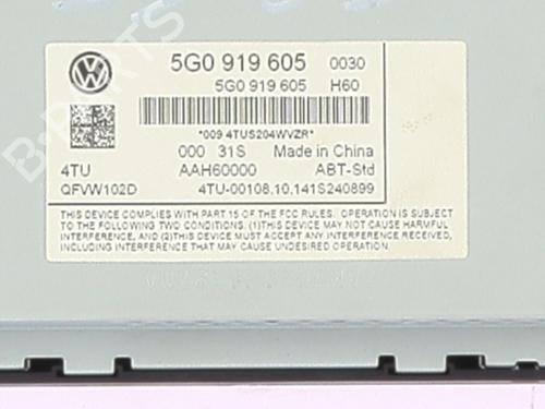 Display monitor VW GOLF VII (5G1, BQ1, BE1, BE2) 1.6 TDI | BP30175902C48