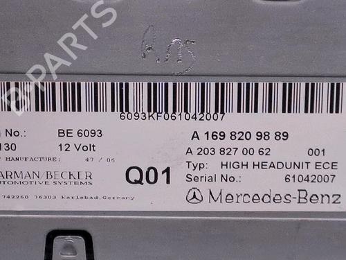 Radio MERCEDES-BENZ B-CLASS Sports Tourer (W245) B 200 CDI (245.208) | BP29947860E6 