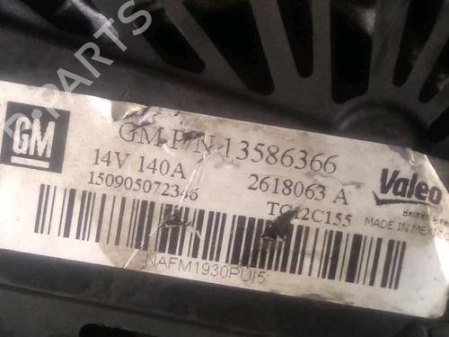 Alternator OPEL ASTRA J Sports Tourer (P10) 1.6 CDTi (35) | BP29952827M7 