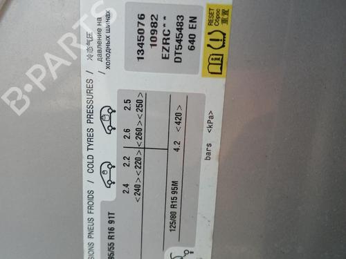 Used Parts CITROËN C3 Picasso (SH_) 1.4 VTi 95 (SH8FSC, SH8FP0, SH8FP6) 4923445