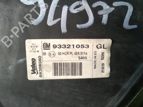 Højre forlygte OPEL MERIVA A MPV (X03) 1.3 CDTI (E75) | BP17211604C29 