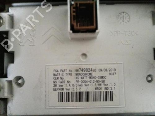 Instrument cluster PEUGEOT 3008 I MPV (0U_) 1.6 HDi | BP30073266C47 