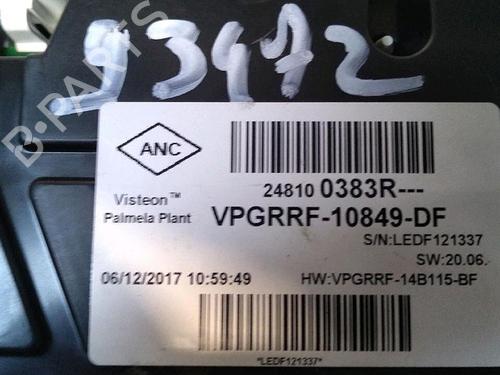 Used Instrument cluster RENAULT CLIO IV (BH_) 1.5 dCi 90 (90 hp) 30073270