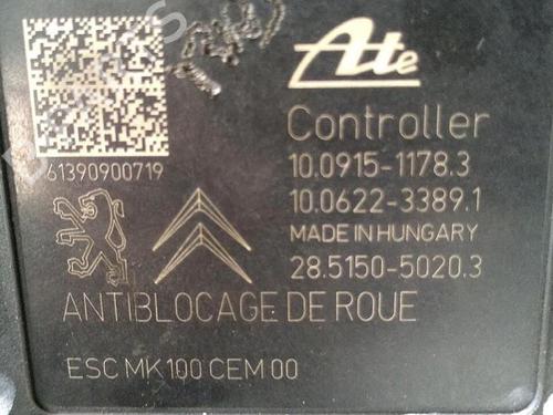 ABS pump CITROËN DS3 (SA_) 1.6 HDi 90 | BP29952674M43