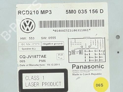 Radio VW POLO V (6R1, 6C1) 1.2 | BP32389143E6 