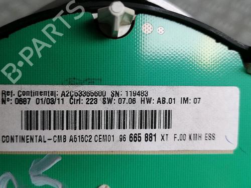 Instrument cluster CITROËN C3 II (SC_) 1.4 | BP30069416C47  - Image 5