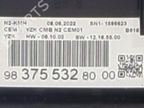 Instrument cluster CITROËN C3 III (SX) 1.2 THP 110 (SXHNPS, SXHNZT, SXHNZ6) | BP37730520C47  - Image 6