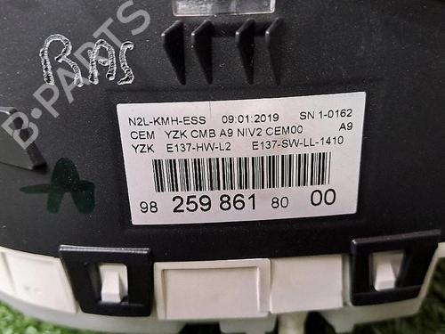 Instrument cluster PEUGEOT 208 I (CA_, CC_) 1.2 VTi 68 / PureTech 68 | BP30077018C47