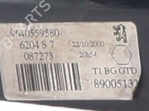 Used Left headlight Left headlight PEUGEOT 206 Hatchback (2A/C) 1.9 D (69 hp) 33454173 33454173