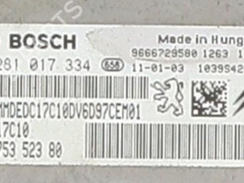 Used Engine control unit (ECU) Engine control unit (ECU) CITROËN BERLINGO MULTISPACE (B9) [2008-2026] 34047180 34047180