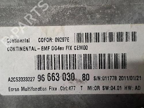 Used Display monitor CITROËN DS4 (NX_) 1.6 HDi 110 (112 hp) 29953031