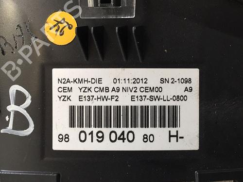 Instrument cluster PEUGEOT 208 I (CA_, CC_) 1.4 HDi | BP30070510C47