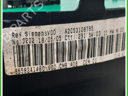 Instrument cluster PEUGEOT 1007 (KM_) 1.4 | BP12588680C47 