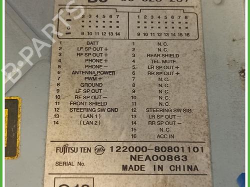 Radio CHEVROLET EPICA (KL1_) 2.0 D | BP30169420E6