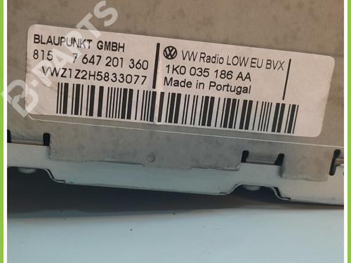 Radio VW GOLF V (1K1) 2.0 TDI 16V | BP11367937E6 