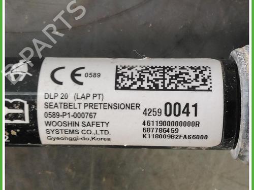 Front left seatbelt OPEL KARL (C16) 1.0 | BP40074521I26 - Image 4