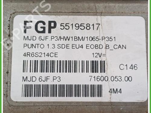 Engine control unit (ECU) FIAT PUNTO (188_) 1.3 JTD 16V | BP15849895M57 