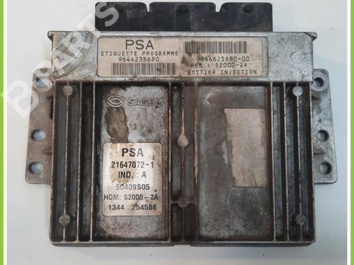 Computer motormanagement PEUGEOT 206 Hatchback (2A/C) 1.4 i (75 hp) 11370747