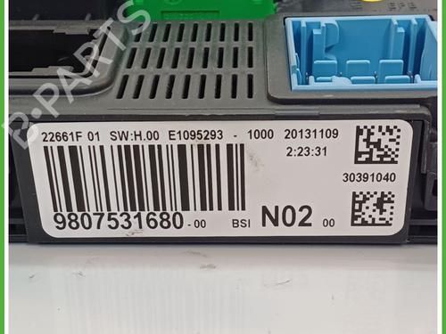Fuse box PEUGEOT 208 I (CA_, CC_) 1.2 VTI 82 | BP17737548E1 