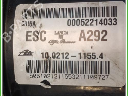 ABS pump FIAT DOBLO Cargo (263_) 1.6 D Multijet (263WXD1B, 263WXR1B, 263WXX1B, 263ZXD1B,... | BP29498922M43 
