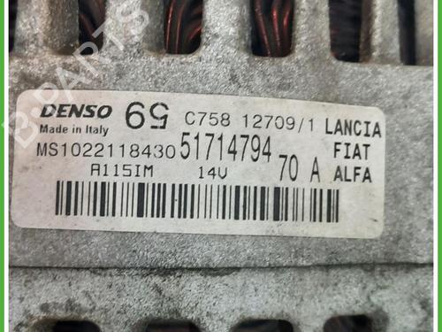 Alternator LANCIA YPSILON (843_) 1.4 LPG (843.AXG1A) | BP40134798M7 - Image 4