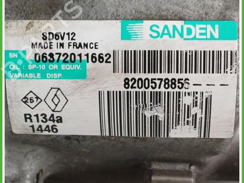 AC compressor RENAULT CLIO III (BR0/1, CR0/1) 1.2 16V (BR02, BR0J, BR11, CR02, CR0J, CR11) | BP20165114M34 