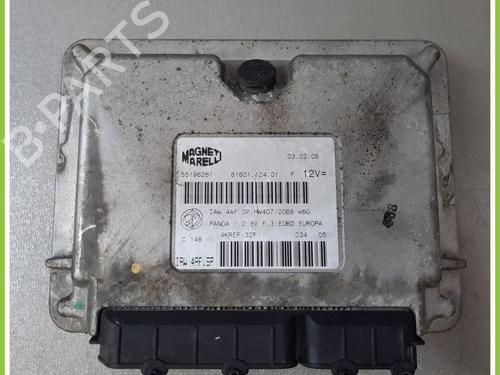 Used Engine control unit (ECU) FIAT PANDA (169_) 1.2 (169.AXB11, 169.AXB1A) (60 hp) 13319262