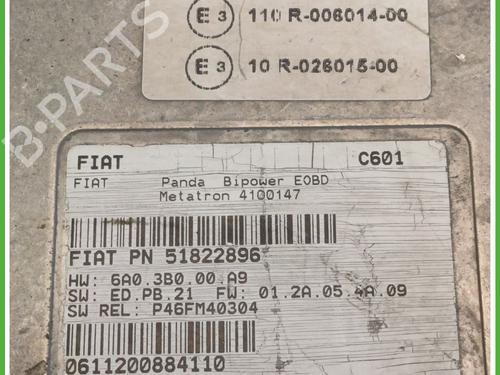 Engine control unit (ECU) FIAT PANDA (169_) 1.2 Natural Power (169.AXB1A) | BP27410088M57 