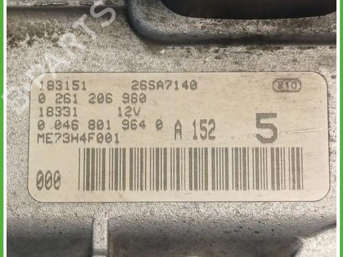 Engine control unit (ECU) FIAT PUNTO (188_) 1.2 16V 80 (188.233, .235, .253, .255, .333, .353, .639,... | BP25437160M57 