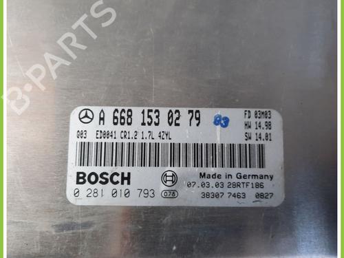 Engine control unit (ECU) MERCEDES-BENZ A-CLASS (W168) A 170 CDI (168.009, 168.109) | BP13259393M57 