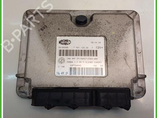 Used Engine control unit (ECU) FIAT PANDA (169_) 1.2 (169.AXB11, 169.AXB1A) (60 hp) 21393782