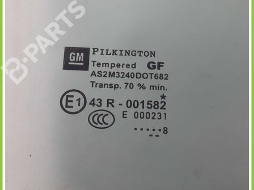 Rear right door window OPEL ZAFIRA / ZAFIRA FAMILY B (A05) 1.6 CNG (M75) | BP11722134C21 