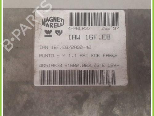 Used Engine control unit (ECU) FIAT PUNTO (176_) 55 1.1 (54 hp) 13319193