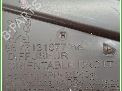 Air vent PEUGEOT 208 I (CA_, CC_) 1.2 VTI 82 | BP17612313I21 