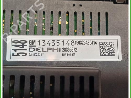 Radio OPEL MERIVA B MPV (S10) 1.4 LPG (75) | BP23849875E6